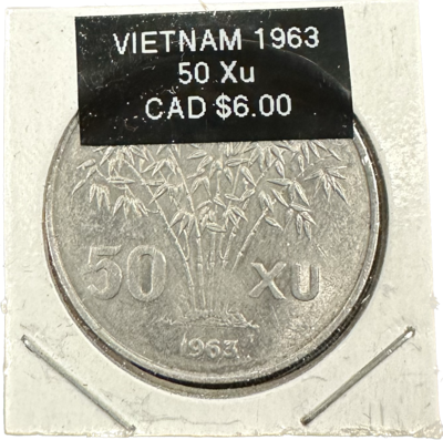 Vietnam 50 Xu 1963 Coin