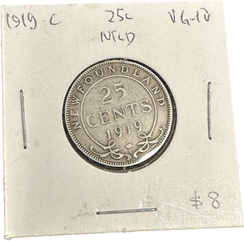 Canada 25 Cents 1919C VG-10 Coin