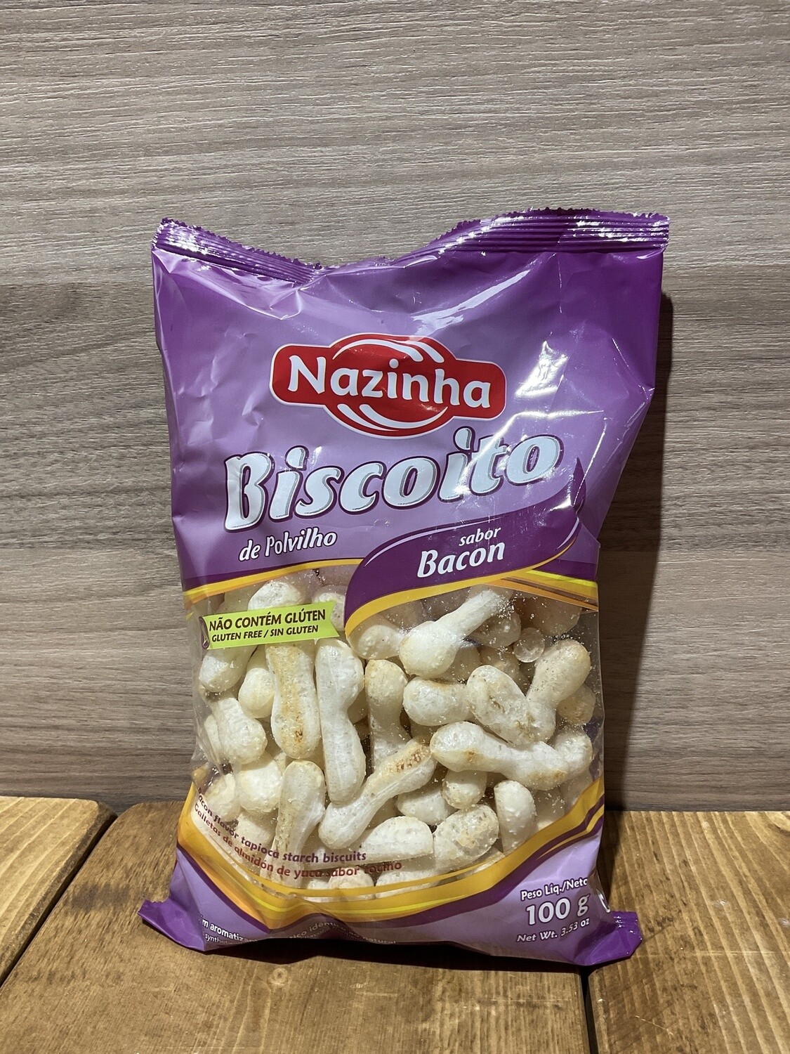 Biscoito Polvilho S Bacon100g