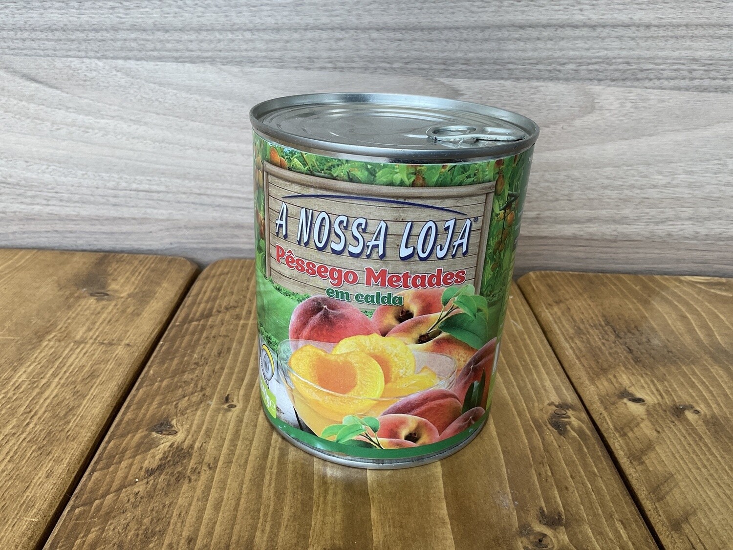 Pêssego Metades A Nossa Loja 840g