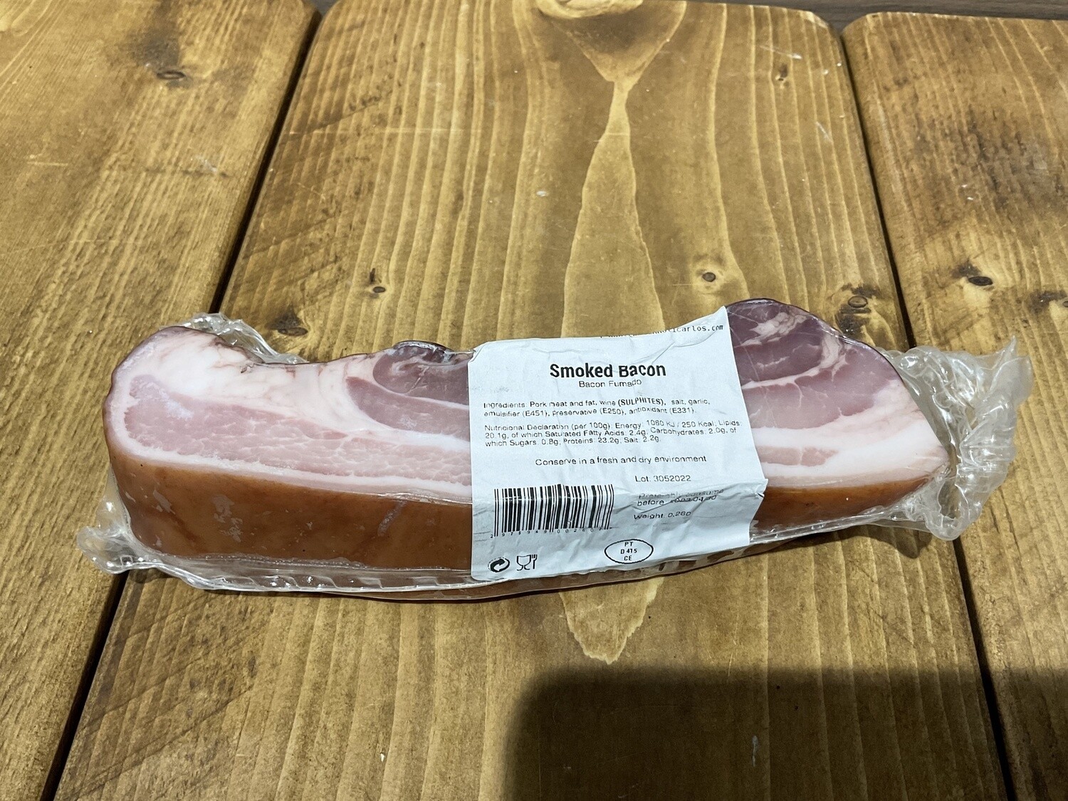 Smoked Bacon Isabel Carvalho (240 - 800kg)