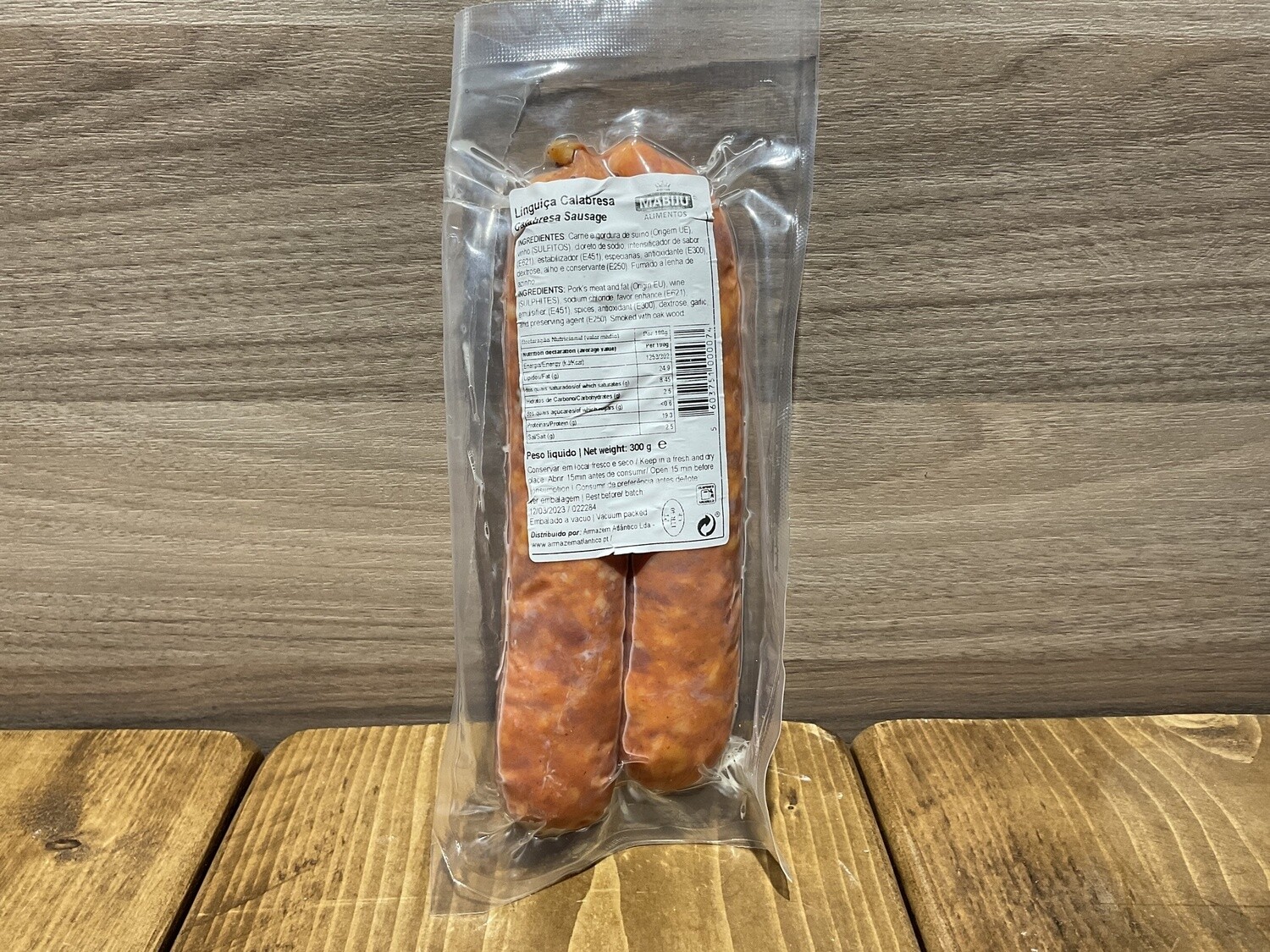 Linguica Calabresa Mabiju 300g