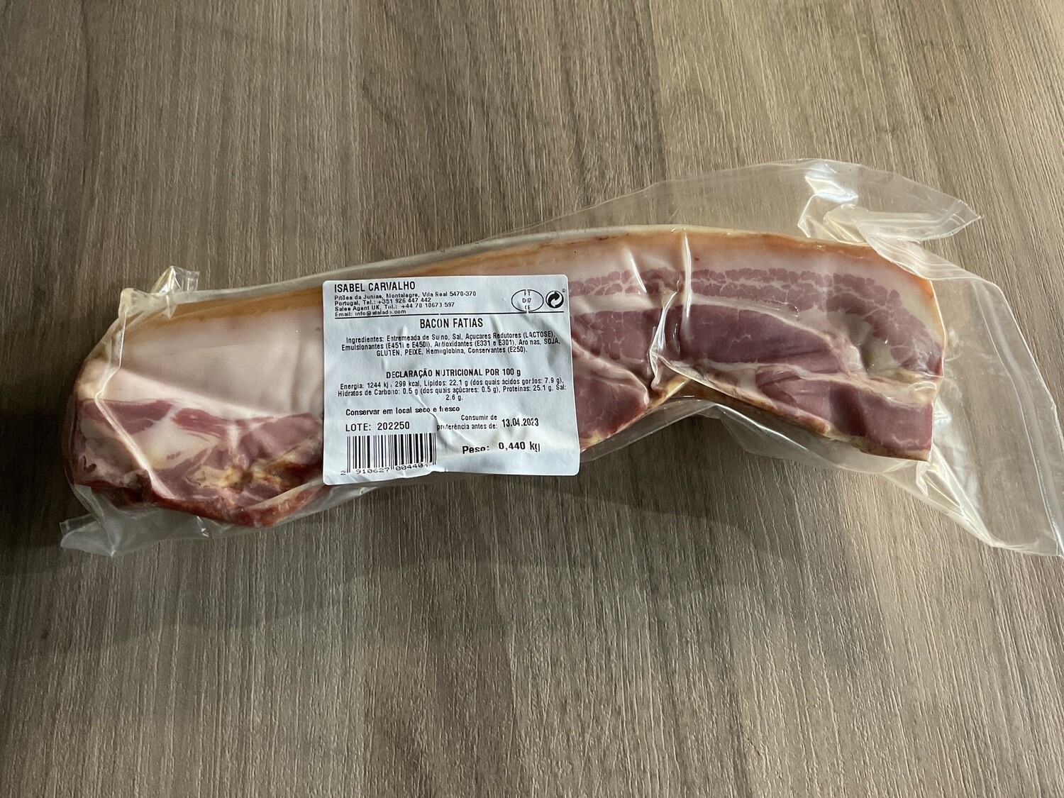 Bacon Fatias Isabel Carvalho 380+