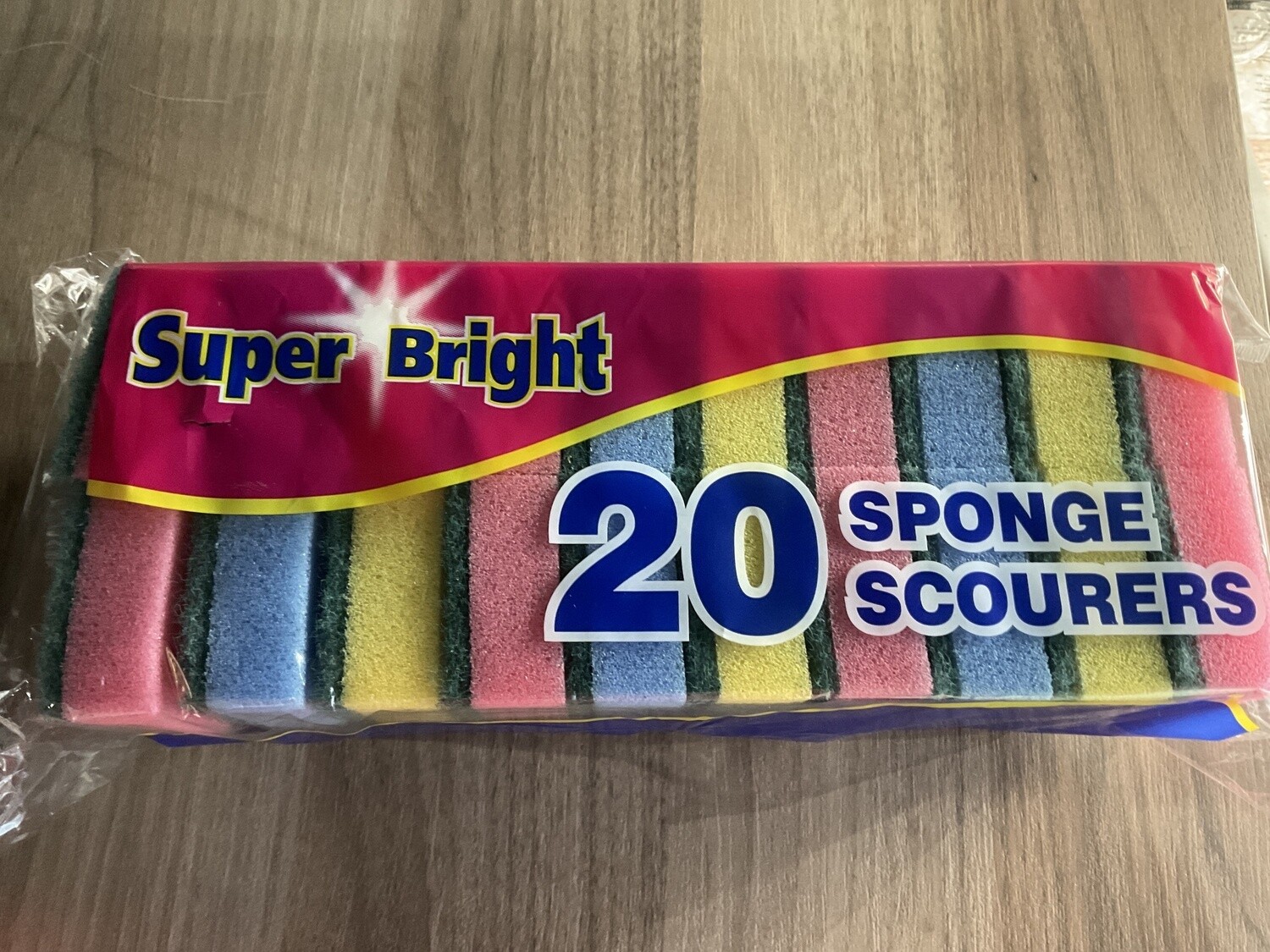 Superbright Sponge Scourers 20s