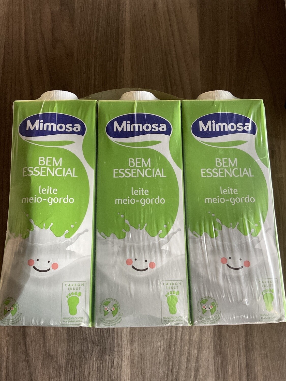 Leite meio-gordo Mimosa 6x 1,0L