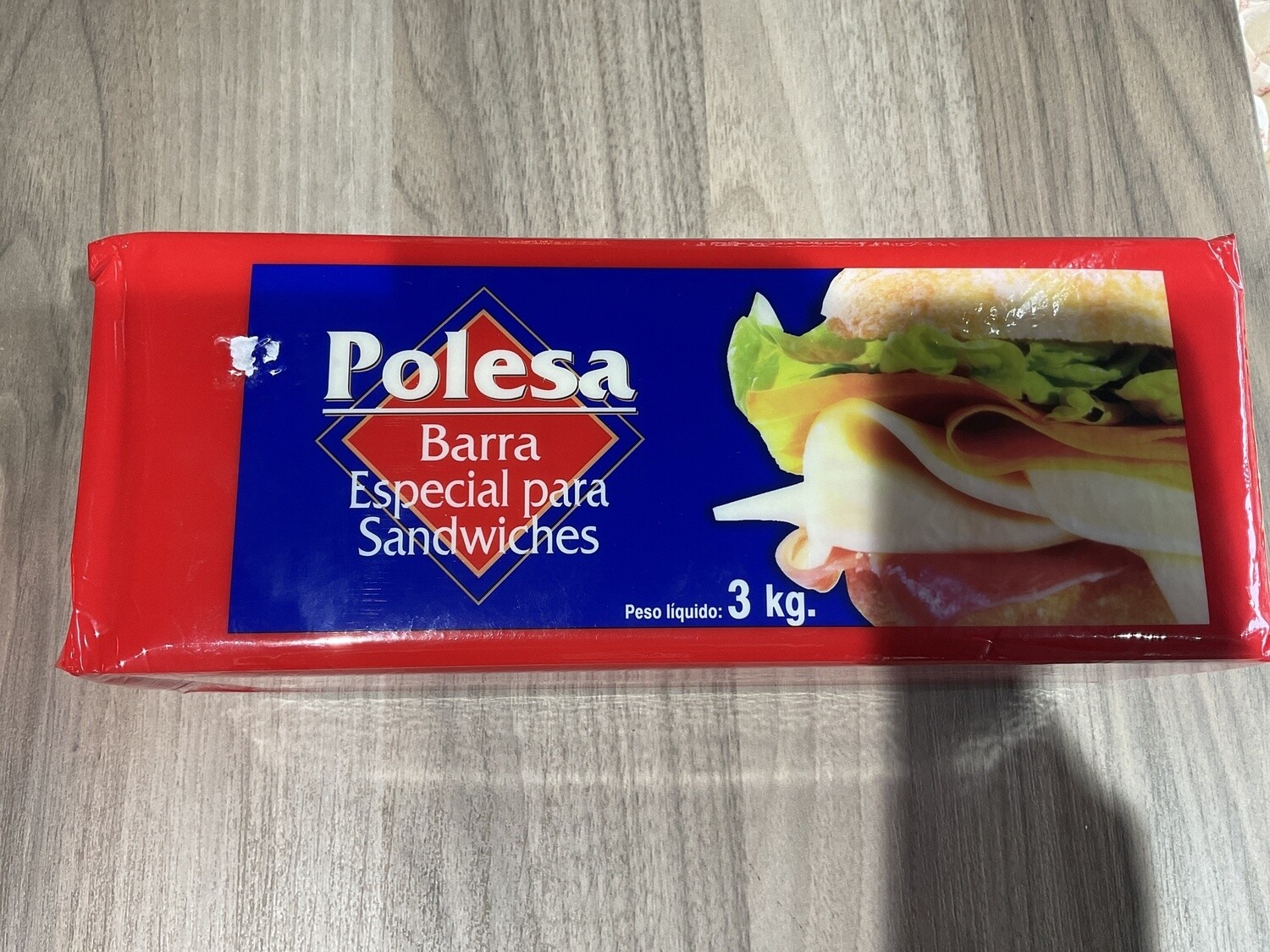 QUEIJO BARRA POLESA ESPECIAL SANDWICH 3KG