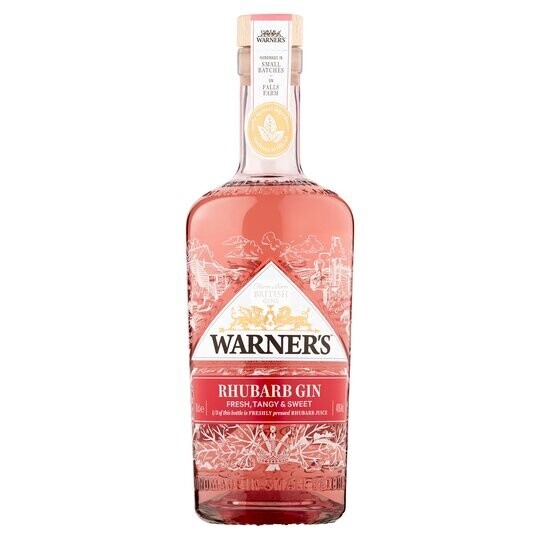 Warners Rhubarb Gin 70Cl