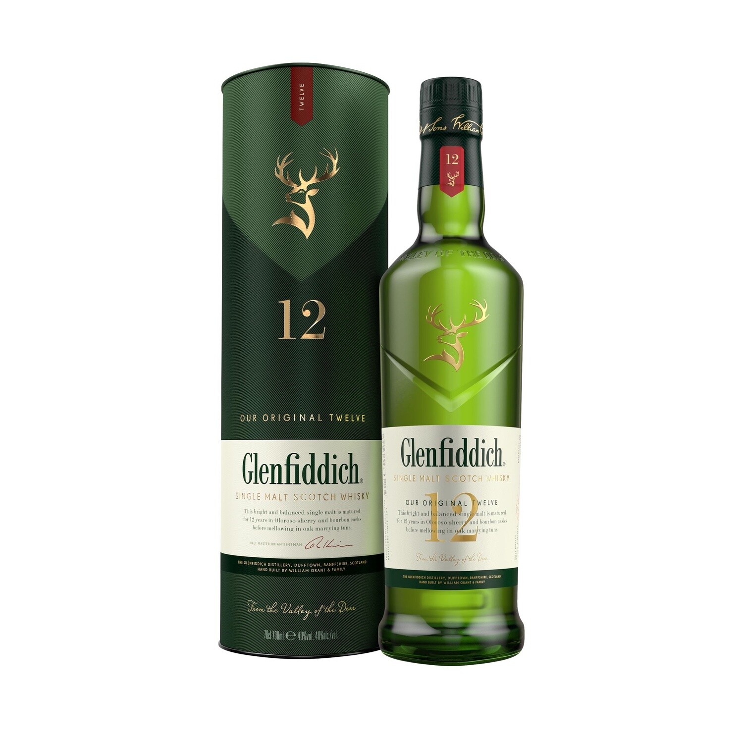 Glenfiddich 12YO Malt Whisky 70cl