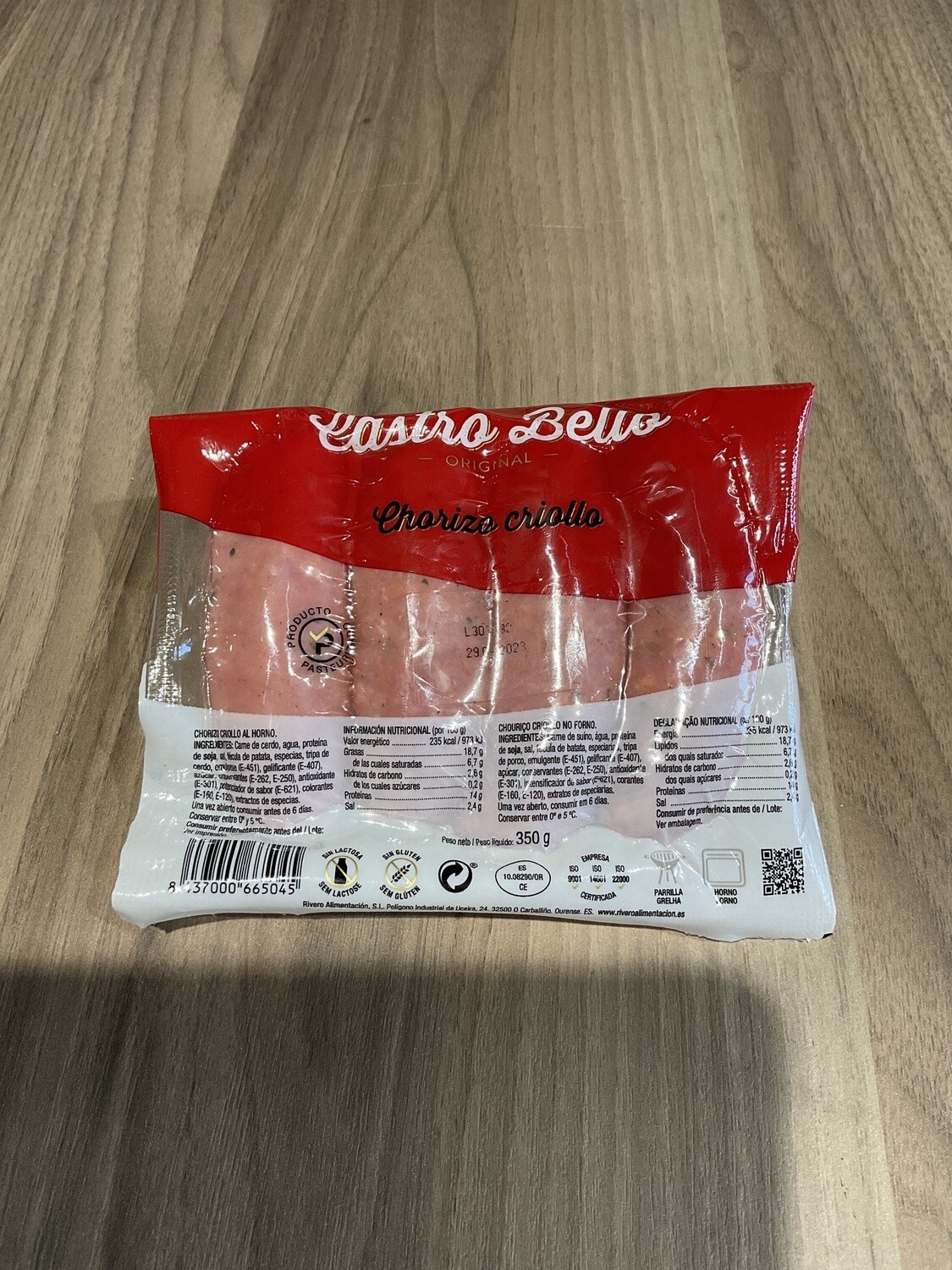 Chorizo Criollo 350g