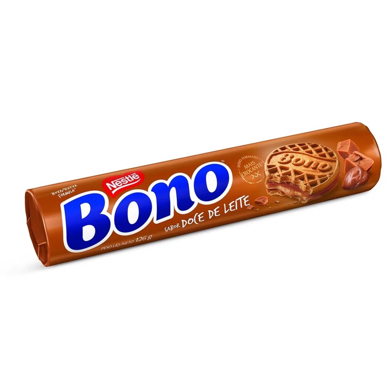 Biscotti Bono Recheado Doce de Leite  126g