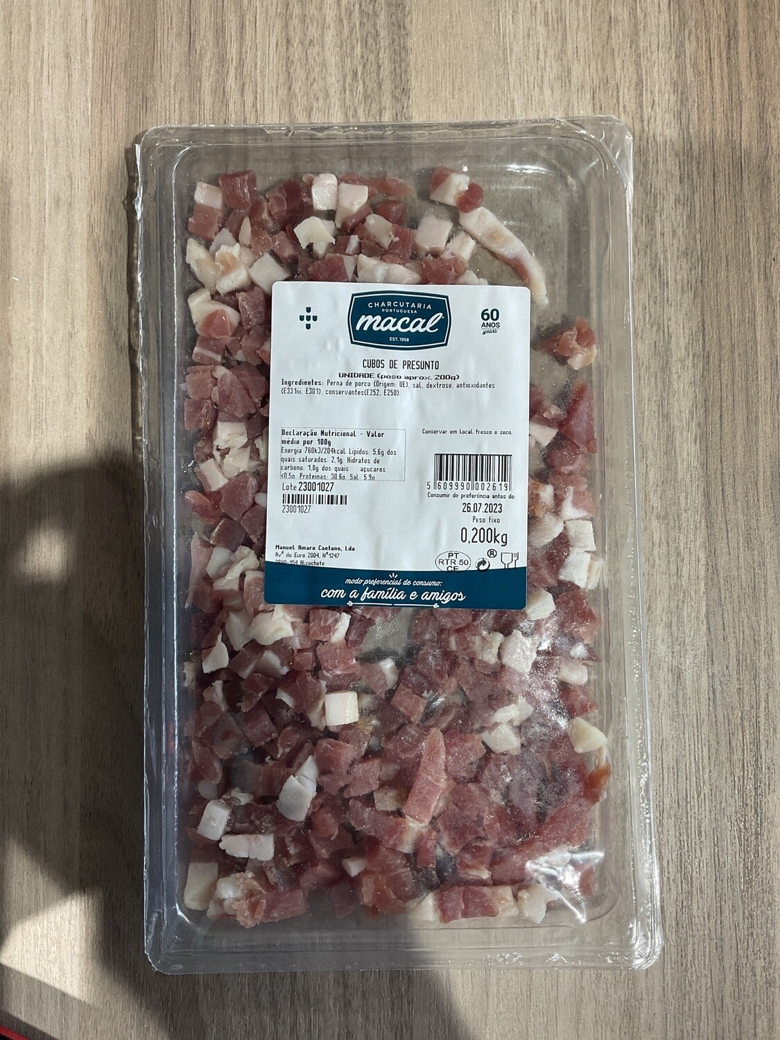 Cubos  de Presunto 200g