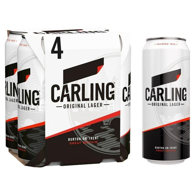 Carling Orig Lager 4x568ml