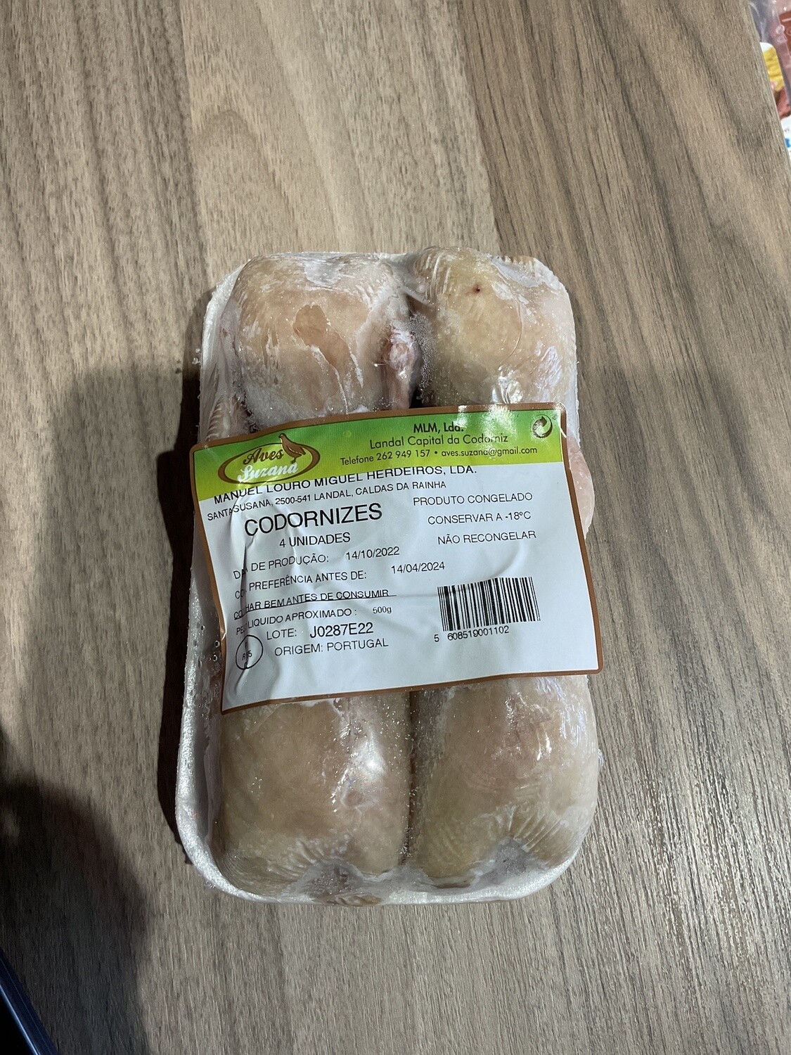 Codornizes Sin Cabeza 500g