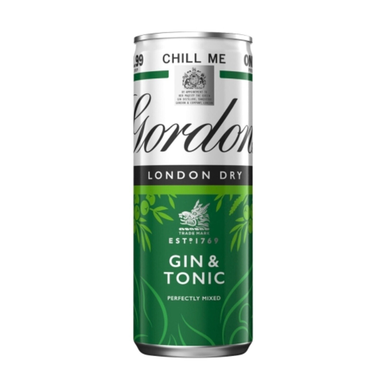 Gordons &amp; Tonic 250ml