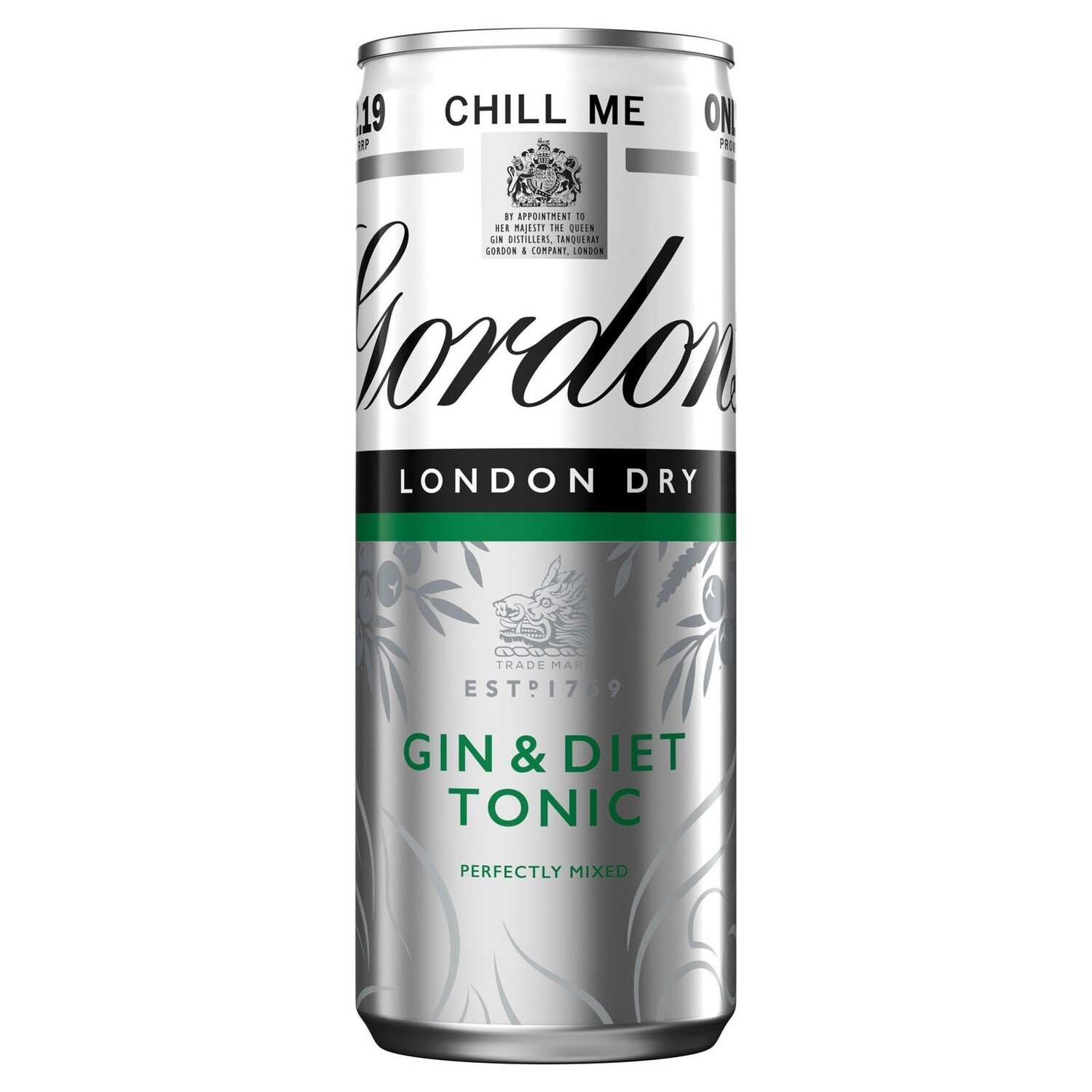 Gordons &amp; Gin Diet Tonic 250ml