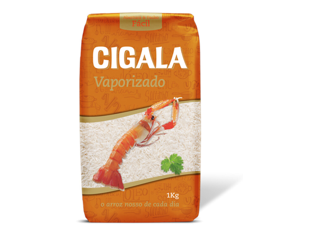 Arroz Agulha Cigala Vaporizado 1kg