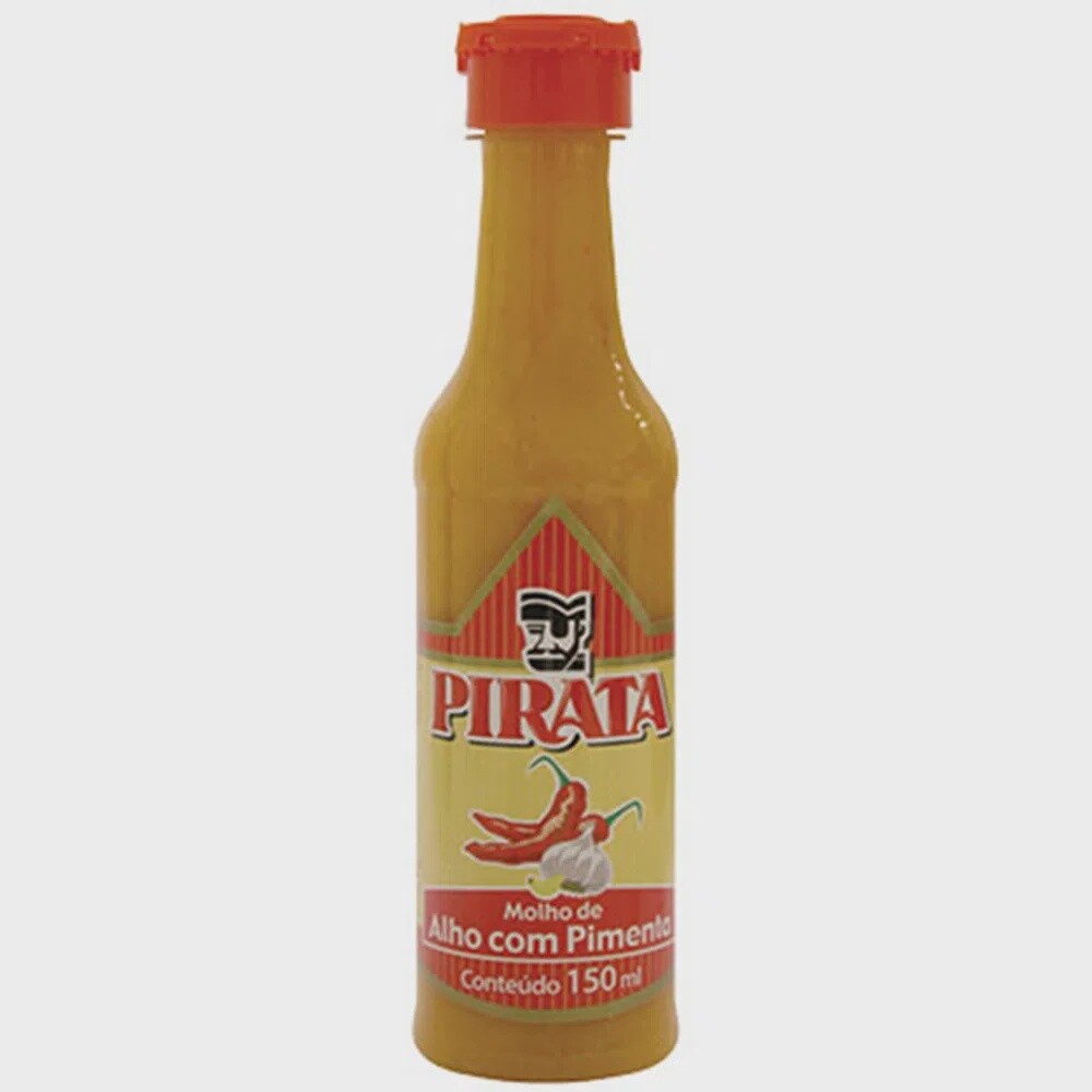 Molho de Alho c/ Pimenta  Pirata 150ml