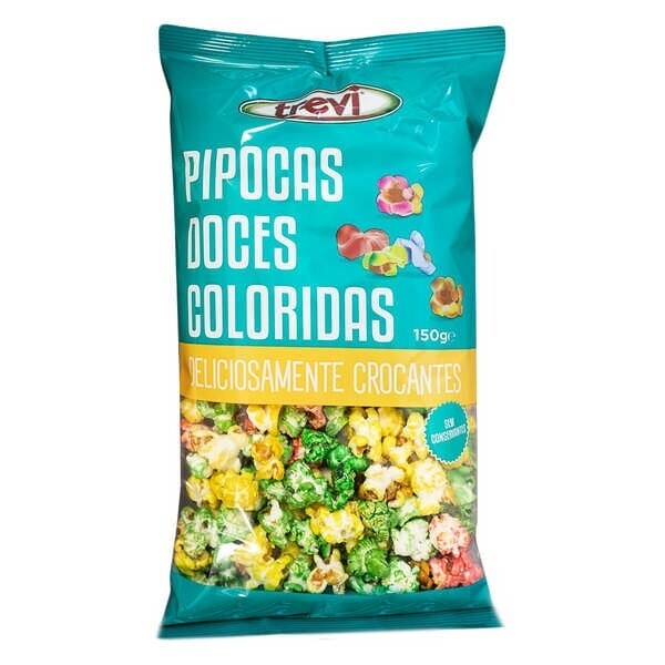 Pipocas Doces Coloridas 150g Trevi