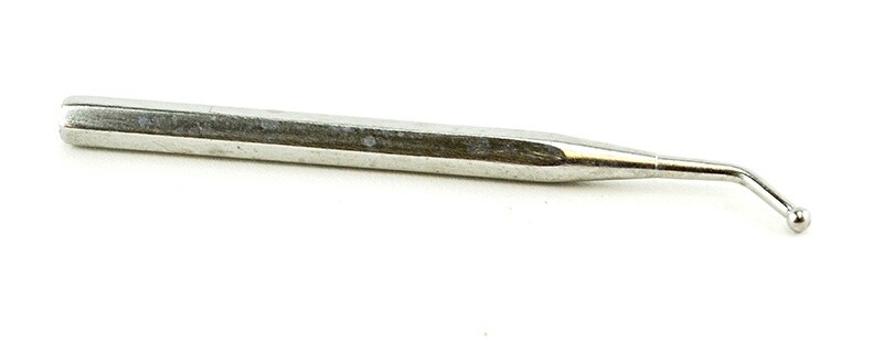 Détecteur de point pour oreille angle 3.75&quot;, (9.5cm) Inox
