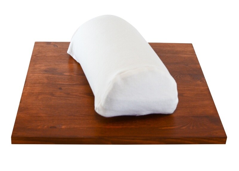 Housse protège traversin, tricot/coton, demi-rondin 11&#39;&#39;x4&#39;&#39;x6&#39;&#39;, (28x10x15cm)