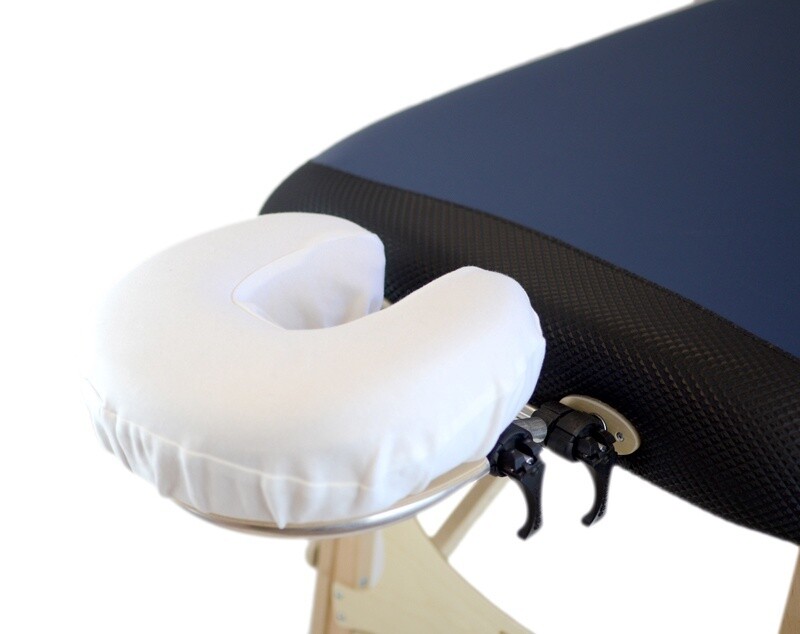 Couvre Appui-tête en U - Têtière Flanelle  Blanche