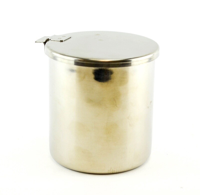 Contenant inox cylindrique avec couvercle 500cc