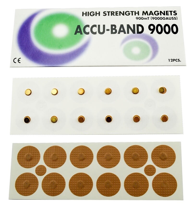 Aimant Accu-Band 9000 Gauss Plaqué Or, PQT/12