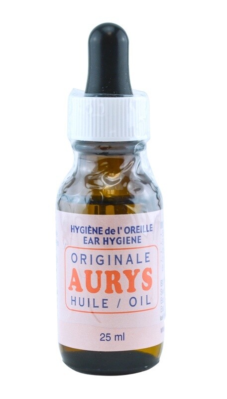 Huile Aurys pour oreilles avec compte-goutte