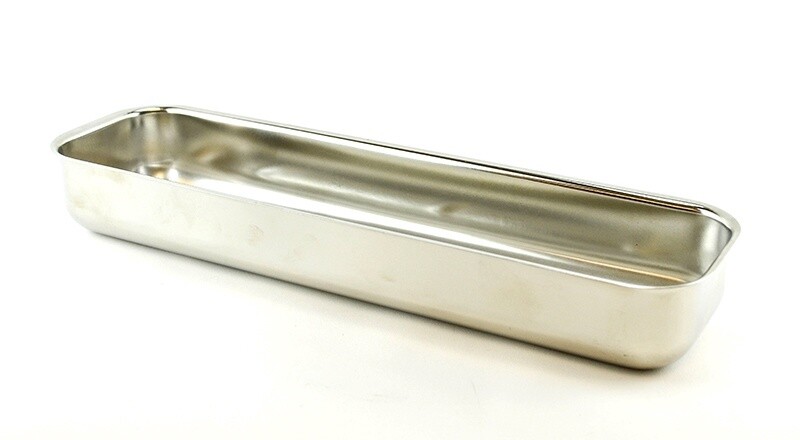 Plateau inox 12&#39;&#39;x3&#39;&#39;x1.5&#39;&#39; (30x8x4cm)