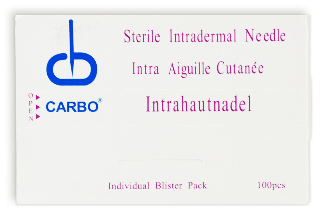 Aiguilles acupuncture Carbo Intradermal Needle (0.14 x 6mm) (100 pcs)