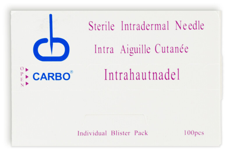 Aiguilles acupuncture Carbo Intradermal Needle  (0.14 x 6mm) (100 pcs)