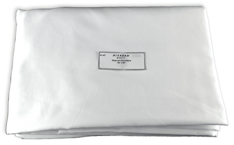 Drap plat en Microfibre 115GMS, Blanc