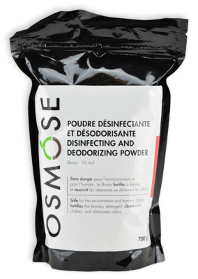 Osmose, Poudre désinfectante et désodorisante 750g (borax)