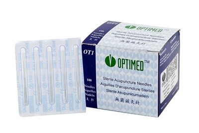 Aiguilles acupuncture Optimed OT1 100/bte
