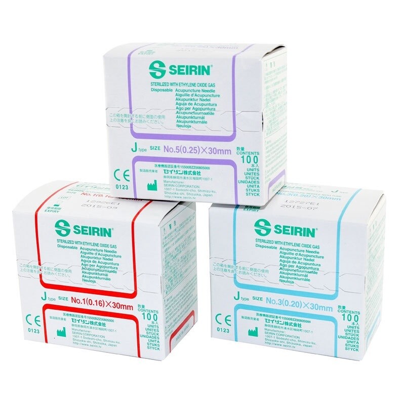 Aiguilles acupuncture Seirin Type-J 100/bte