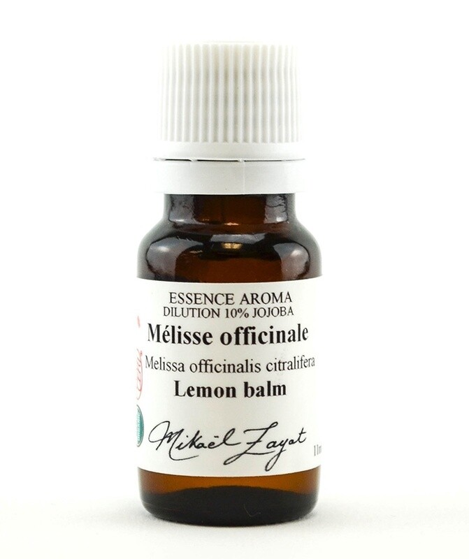 Mélisse officinale,  90% Jojoba, 10% H.E. BIO