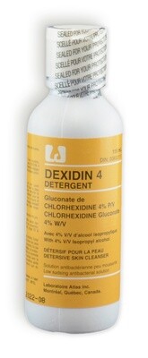 Dexidin 4, savon pour les mains, 4 % Chlorexidine