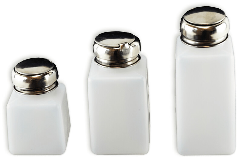 Distributeur d&#39;alcool plastique blanc couvercle en stainless steel