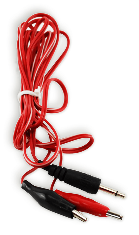 Fil avec pinces alligator pour WQ-10C2, WQ10D1, AWQ-104E, kwd 808, connecteur 3.5mm