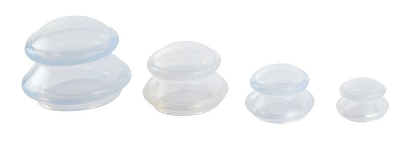 Ventouses en silicone transparent