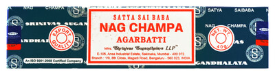 Nag Champa Incense,40 grams,Satya Sai Baba