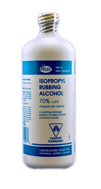 Alcool Isopropylique 70%, Format: 450ml Exp.12/27 lot 60QL