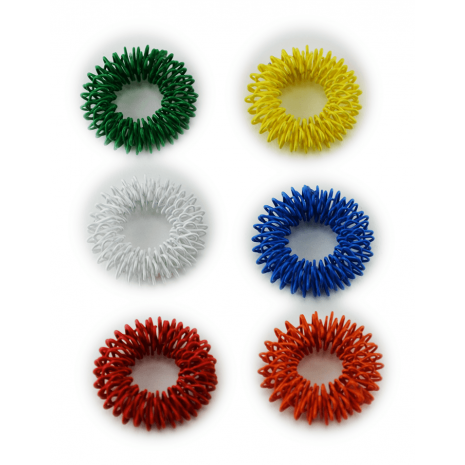 Anneau masseur doigt D-27mm, Couleurs variées
