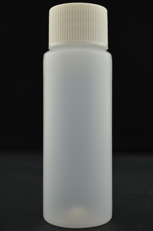 Bouteille 1 once BR  Poly nat + bouchon régulier