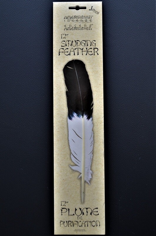 Plume  (rituel de purification sauge)  12&quot; (30cm)