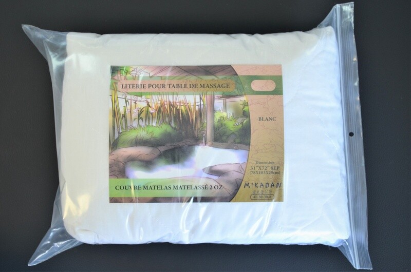 Couvre-matelas, matelassé, 2 oz Blanc