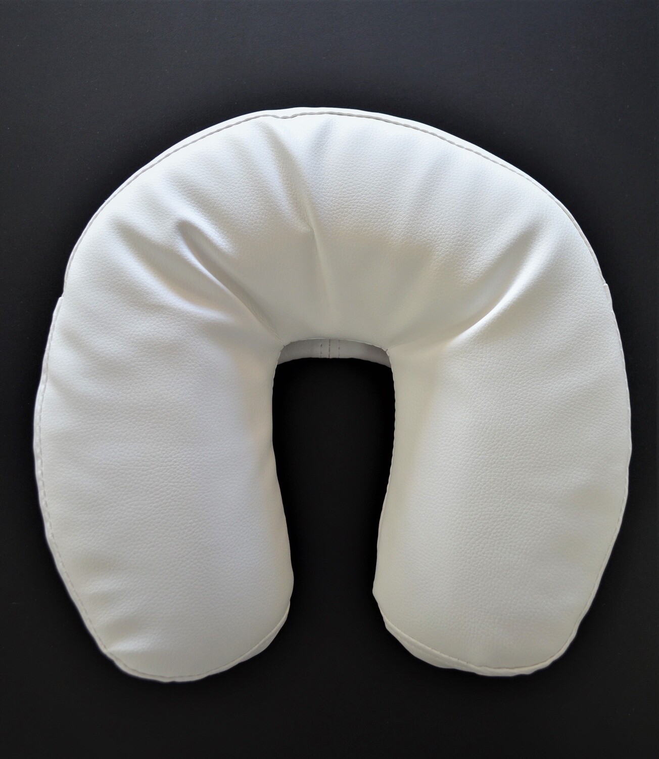 Coussin ou Têtière forme Croissant  pour double articulation, SANS SUPPORT, Tanner, Blanc Pur