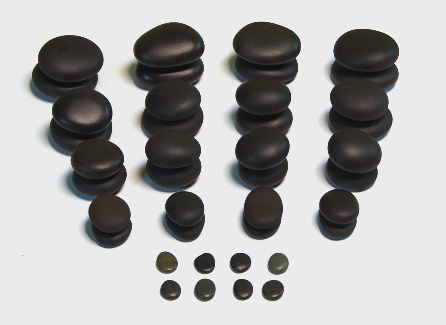 Ensemble de pierres de Basalte, 40 pièces