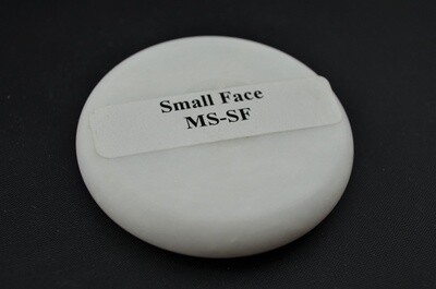 1 Petite pierre ronde pour le visage - marbre, 2'' x 2'' x 0.375''