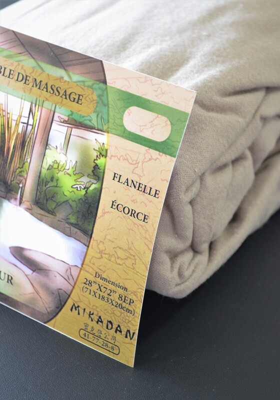 Drap flanelle  Écorce